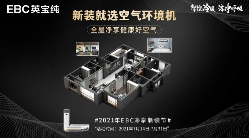 不僅能新風除醛，EBC空氣環境機為新裝人群打造全屋好空氣