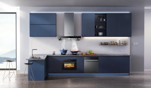 精裝修廚電市場份額第一！老板電器引領油煙機進入雙腔時代