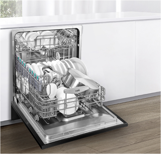 華帝智能干態洗碗機A6：1次洗凈7天防護防止病從口入